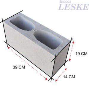 Bloco 14 x 39 cm - Estrutural